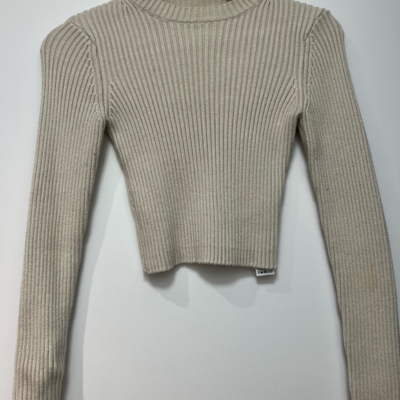 KNIT CROP SWEATER - Picture 6 of 7